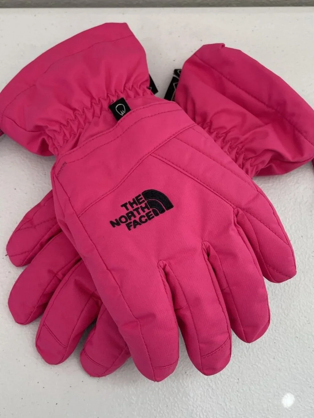 The North Face Gloves Girls Large Pink GORE-TEX Waterproof Winter‎ Ski Snow
